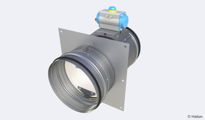 Halton Ivo ITC &#8211; Pressure relief damper