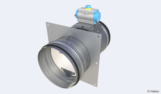 Halton Ivo ITC &#8211; Pressure relief damper