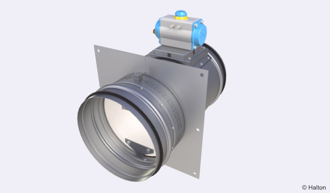 Halton Ivo ITC – Pressure relief damper