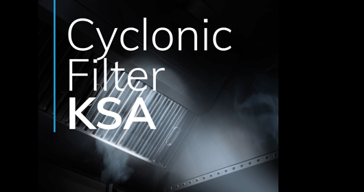 Halton KSA Filters accredited as flame-resistant and Hygienic & Safe approved: the cyclonic effect finally explained!
