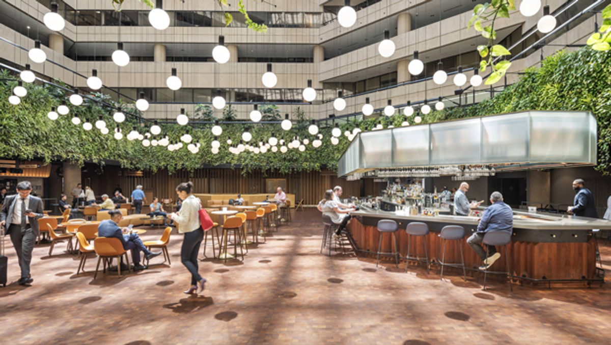 International Square Building Inside Foyer