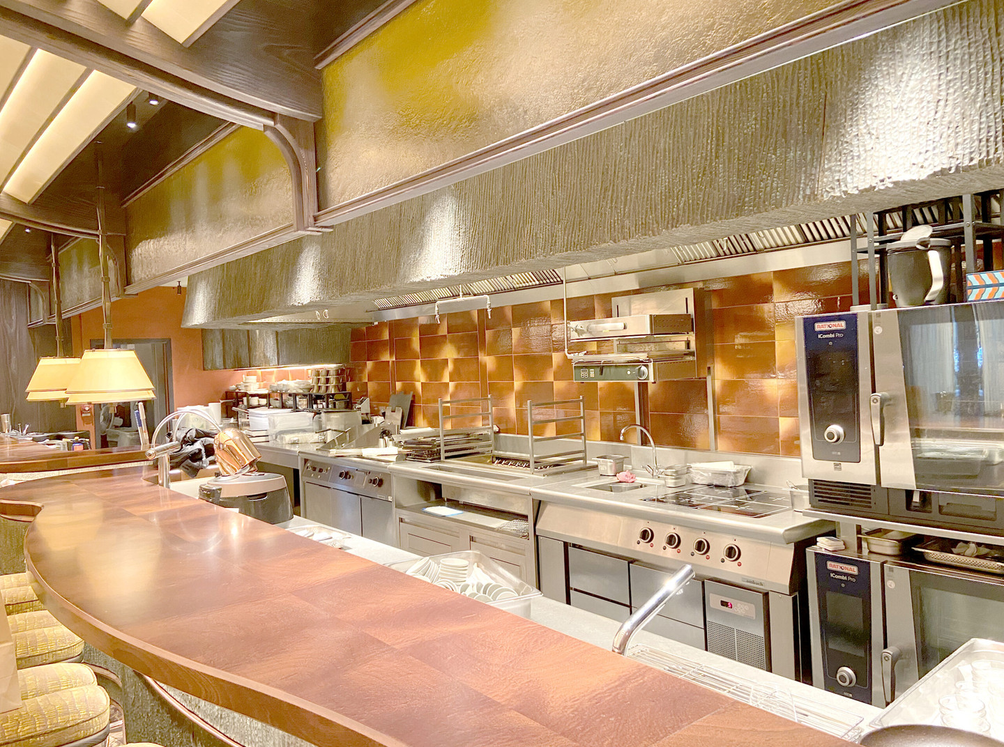 Seok restaurant kitchen ventilation system at Park Hyatt Paris Vendôme hotel